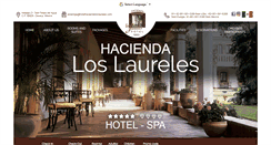 Desktop Screenshot of haciendaloslaureles.com