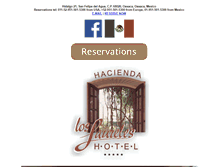 Tablet Screenshot of haciendaloslaureles.com